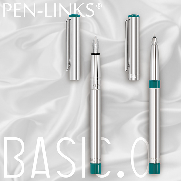 PEN-LINKS BASIC.O 貝斯可鋼筆+標準筆芯鋼珠筆(對筆) 6