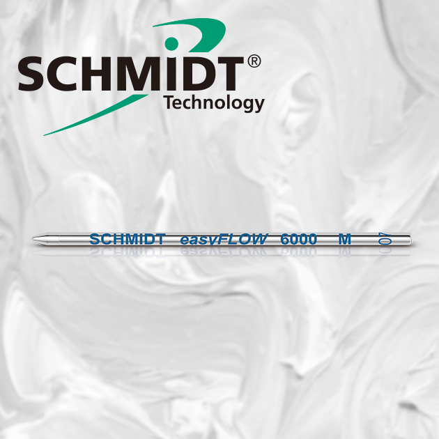 德國SCHMIDT EasyFLOW 6000M 溜溜低黏度超滑順D1短版原子筆芯   (3支/組) 3