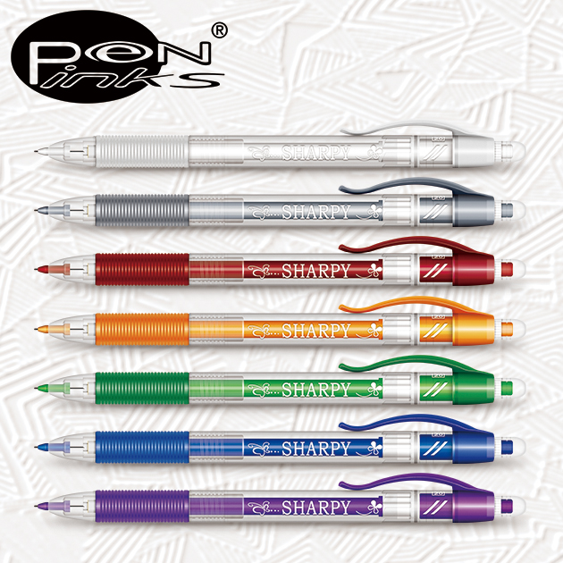 GB213 妙妙筆組合:含3支0.5mm鉛筆+10支鉛筆芯+1只水果造型橡皮擦 9