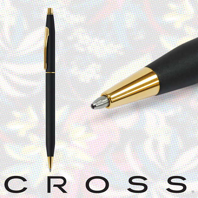 CROSS CR2502 世紀黑金原子筆 4