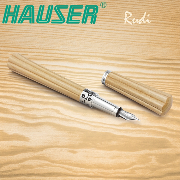 德國HAUSER豪士 RUDI 魯迪原木鋼筆系列