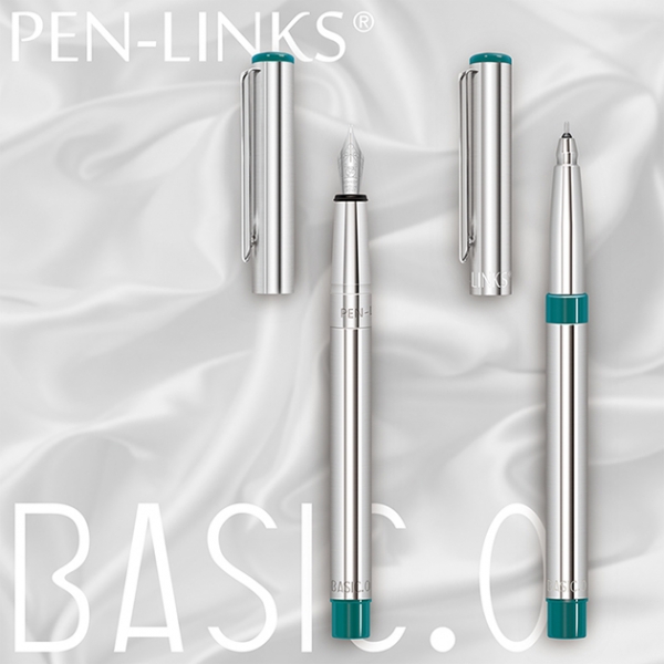 PEN-LINKS BASIC.O 貝斯可鋼筆+標準筆芯鋼珠筆(對筆)
