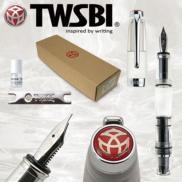 臺灣 TWSBI 三文堂 Mini/透明 活塞鋼筆 1