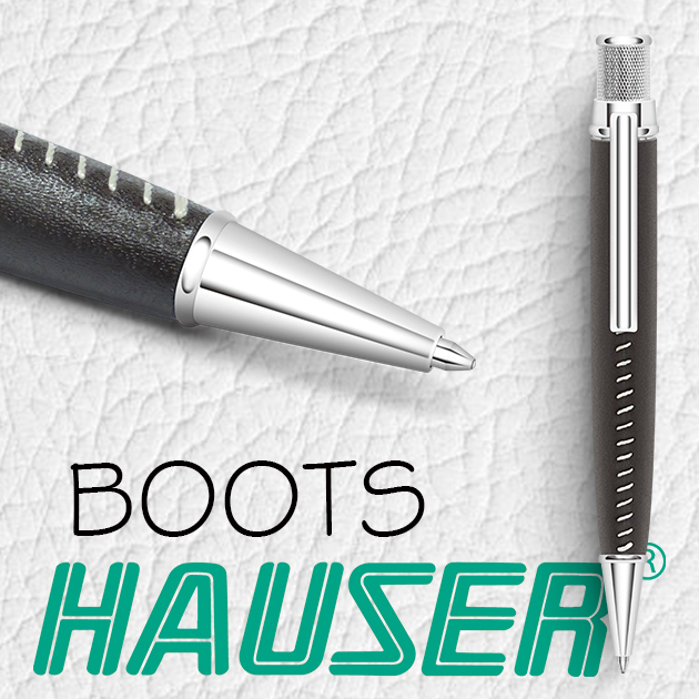 德國 HAUSER豪仕 BOOTS 皮靴原子筆 2